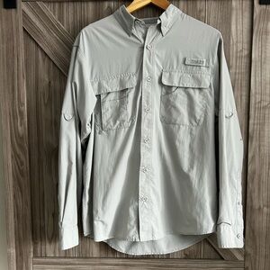World Wide Sportsman Nylon Angler 2.0 Grey Fishing Shirt
